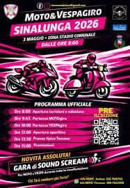 RideZone.it motorcycle and Vespa event in Sinalunga 2026, featuring races, music, and community acti.