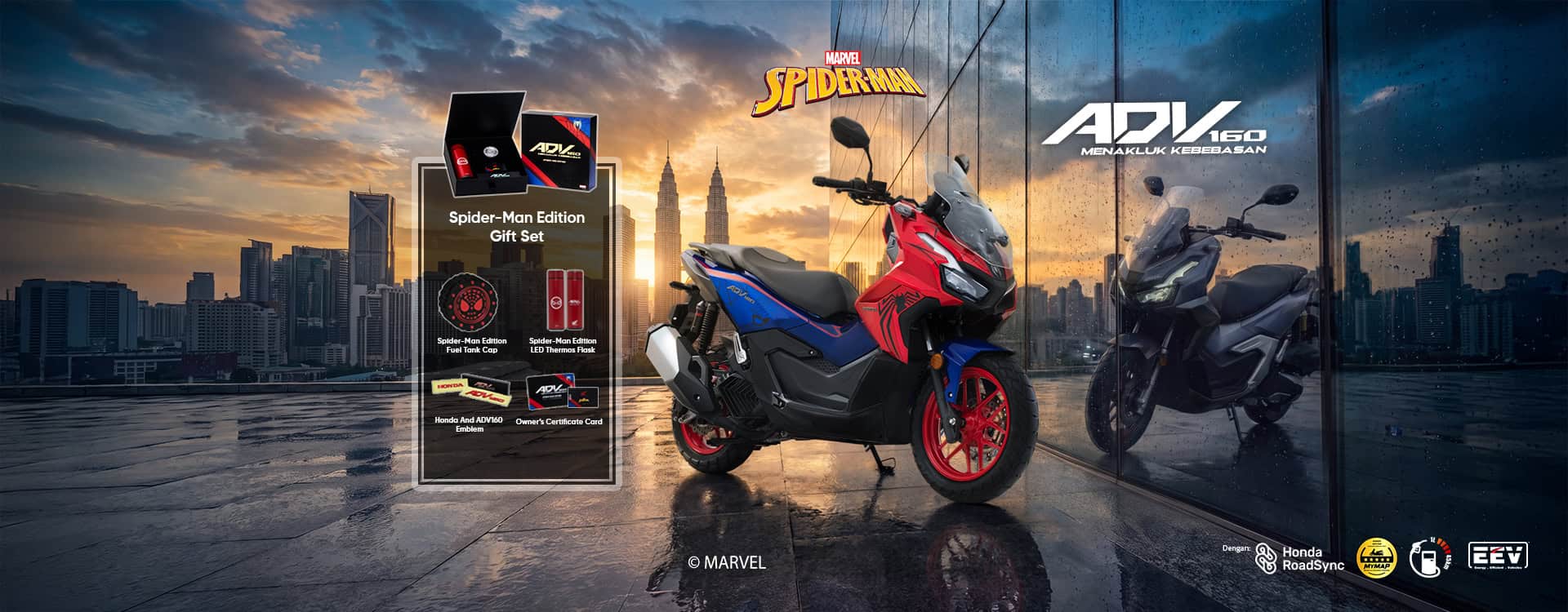 Honda ADV160 Spider-Man Edition: il nuovo scooter Marvel in edizione limitata