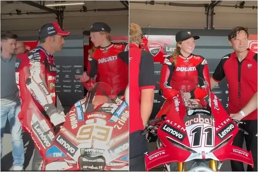 Kayla Yaakov Ducati MotoGP moto - Kayla Yaakov e la sua esperienza in MotoGP con Ducati a Misano - guida 1783500011926