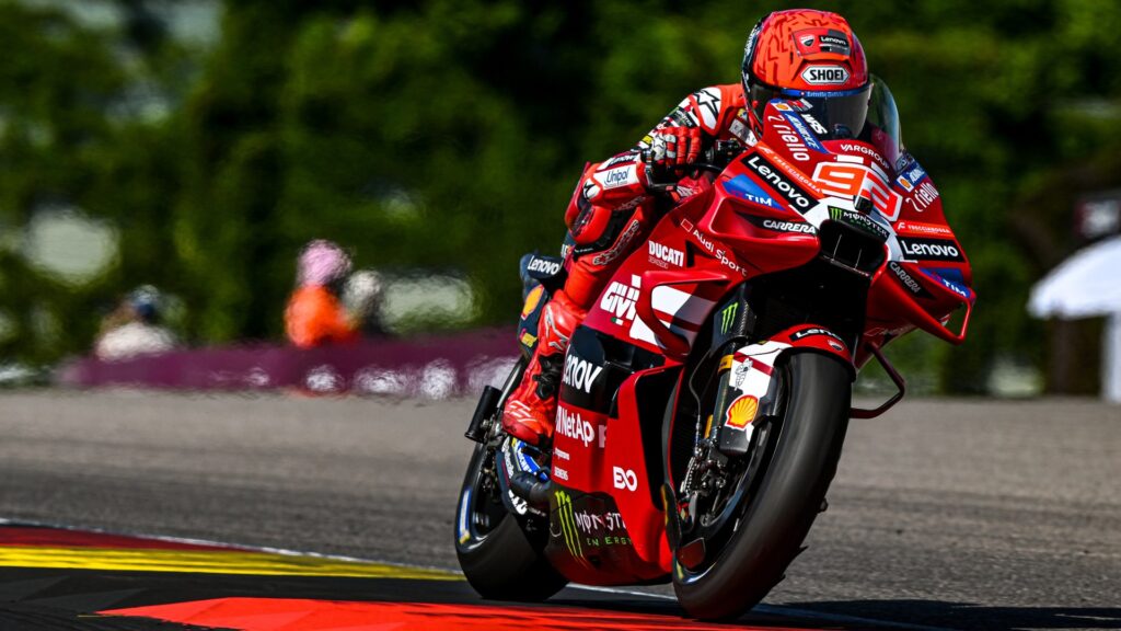 Marc Márquez GP Germania 2026 moto - Marc Márquez e il suo curioso lapsus al GP di Germania 2026 - guida 1783846208327